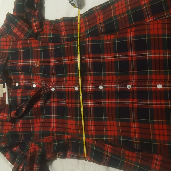 Kiel James Patrick Flannel Button down Maxi dress - Picture 6 of 7